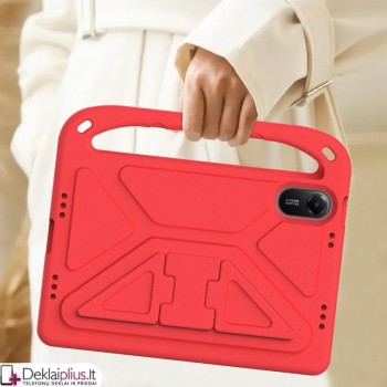 Smūgiams atsparus dėklas su rankena - raudonas (Xiaomi Redmi Pad 2 (11) Smūgiams atsparus dėklas su rankena - raudonas (Xiaomi Redmi Pad 2 (11)